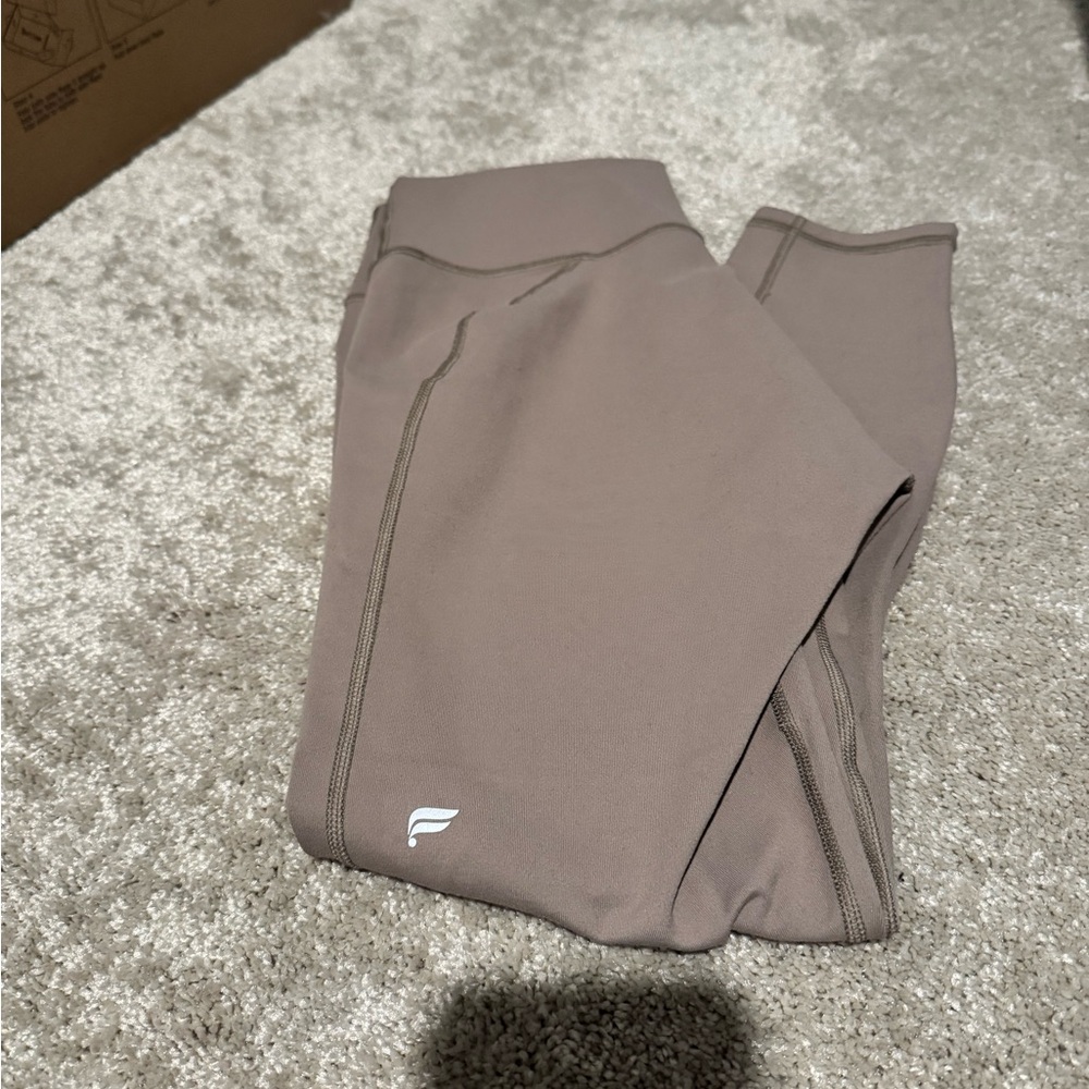 Fabletics Beige PowerHold Leggings